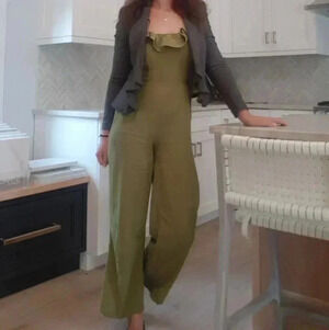 Green jumpsuit size xs